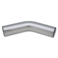 Vibrant Performance 3IN O.D. ALUMINUM 45 DEGREE BEND - POLISHED 2175